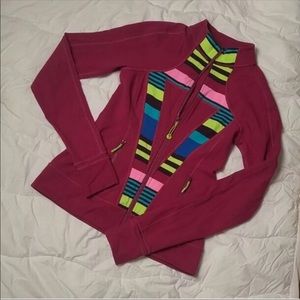 Ivivva by Lululemon full zip jacket in burgundy